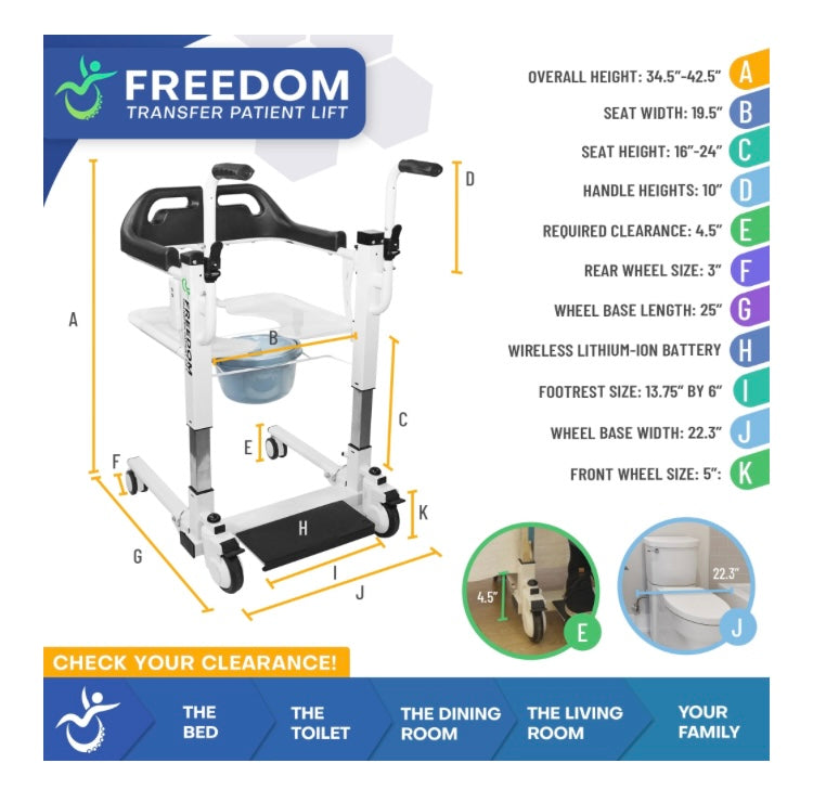 Freedom Transfer Patient Lift
