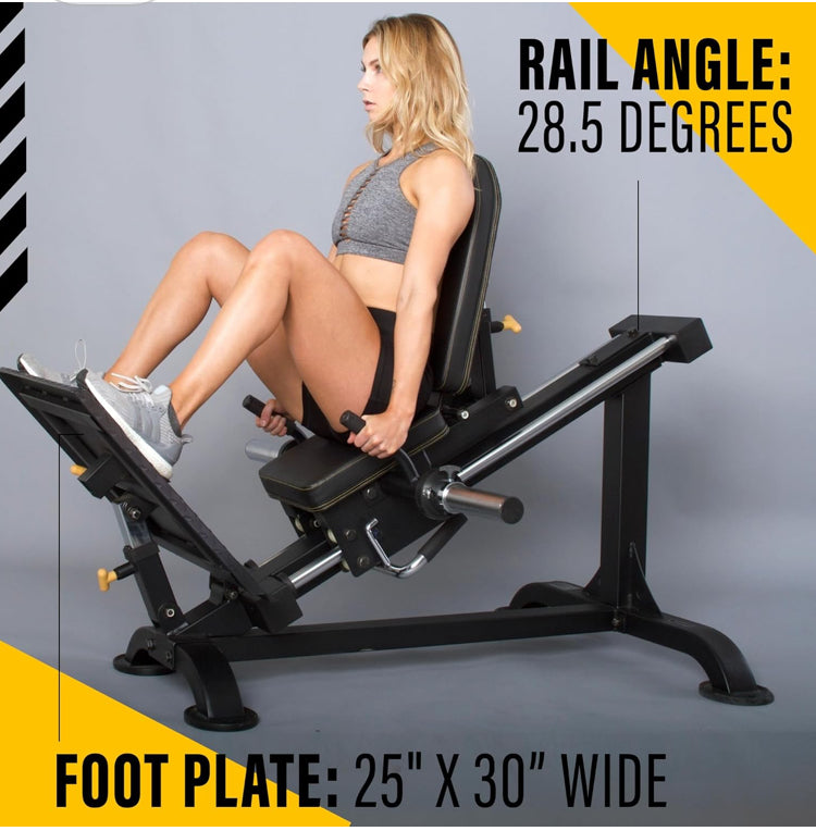 Powertec Fitness Leg Sled - Leg Press Machine, 700 LB Capacity