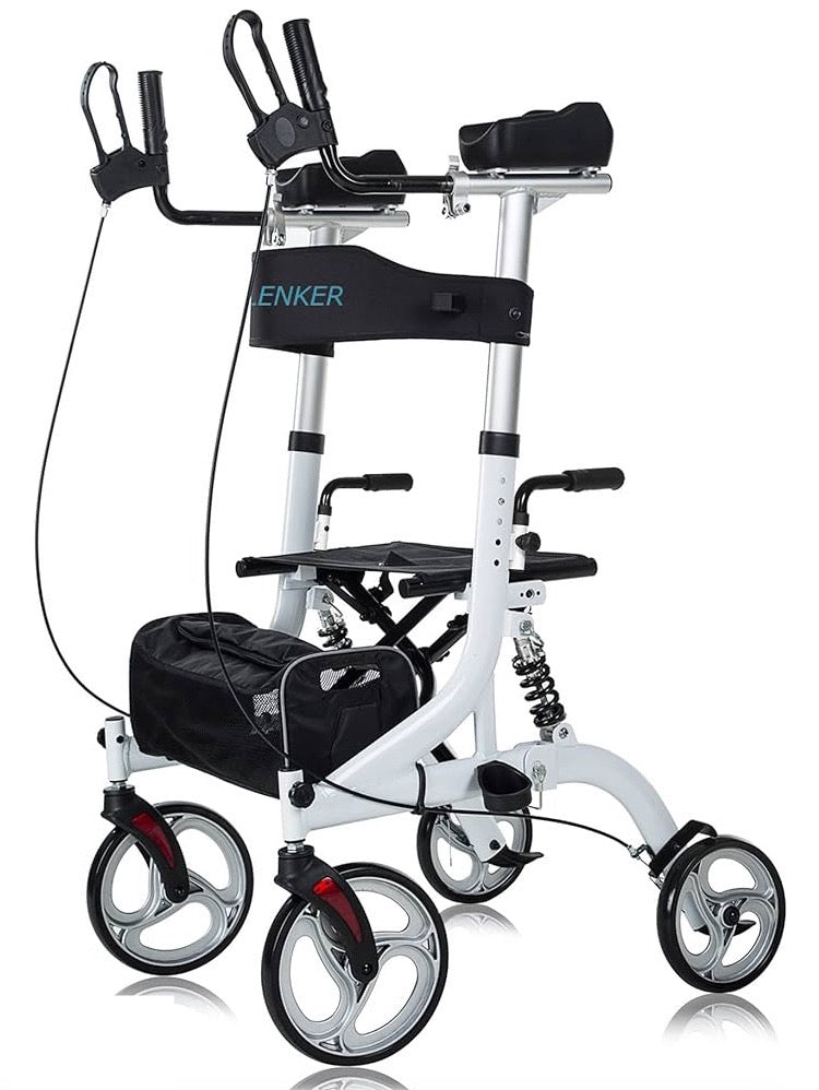 ELENKER Upright Rollator Walker