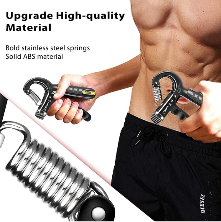 Grip Strength Trainer, Plastic, 2 Pack / 5 Pack, 11-132 lbs, Forearm Strengthener, Hand Squeezer Adjustable Resistance, Hand Grip Strengthener for Muscle Building and Injury Recovery