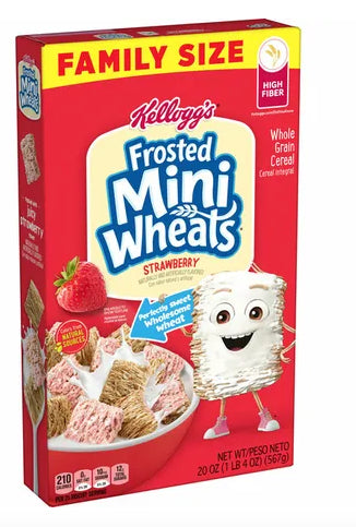 Strawberry flavored Mini Wheats