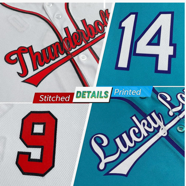 Custom Baseball Jersey Stitched Personalized Baseball Shirts Sports Uniform for Men Women Boy