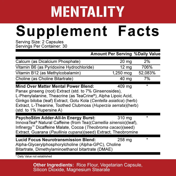 Mentality Nootropic Blend