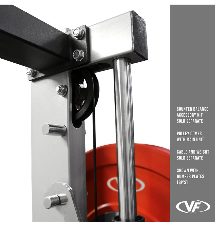 Valor Fitness Multi-Function Smith Machine Power Cage - 500lb Squat Rack or Bench Press Station - 2" Plate Storage Pegs- Attached Sliding Knurled Barbell - Total Body Workout