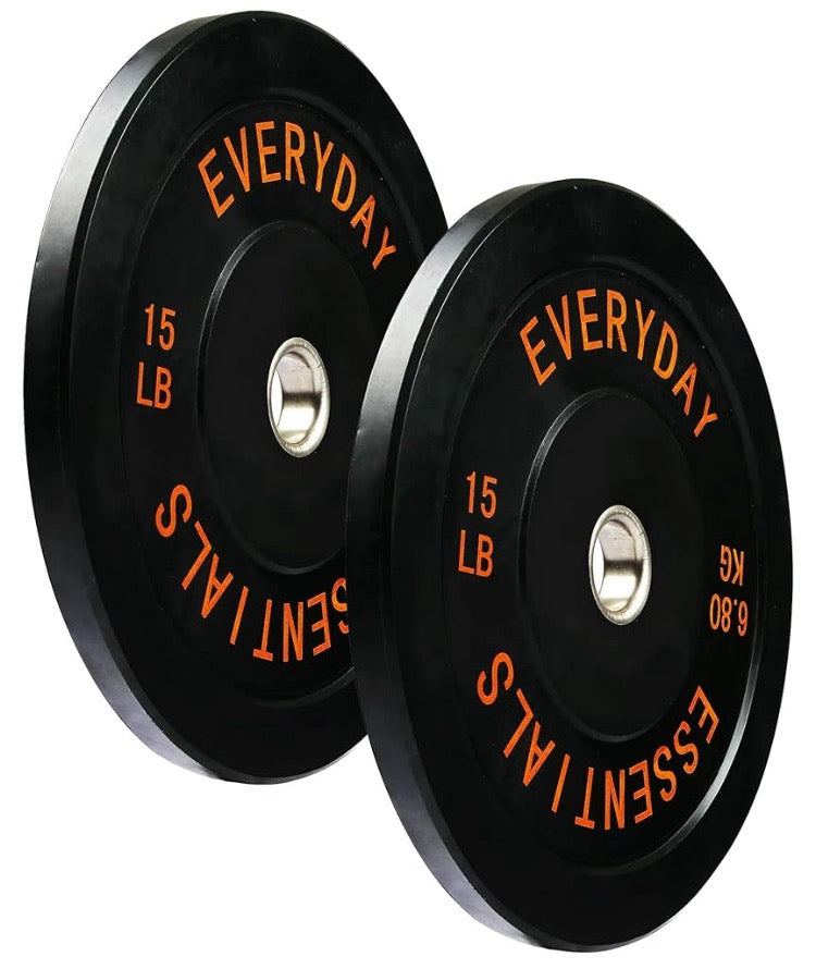 EVERYDAY ESSENTIALS 15 lb. Bumper Plates