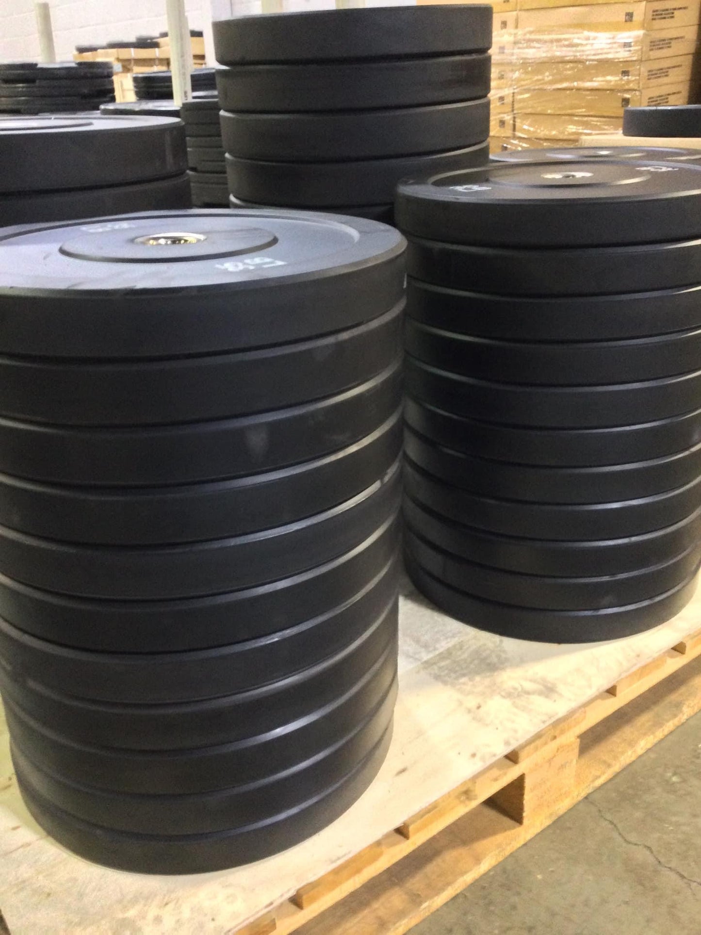 Brand New Olympic Bumper Plates 
55lb./45lb./35lb./25lb./15lb./10lb. Sizes Available 

$.99 Per Pound