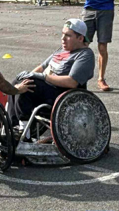 Popeye, the wheelchair rugby playing, fundraising, God fearing, poetry enthusiast