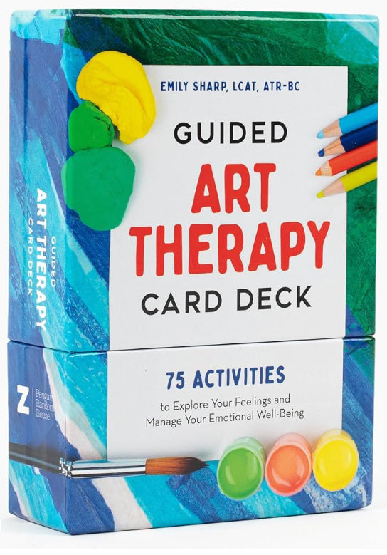 Guided Art Therapy Card Deck: 75 Activities to Explore Your Feelings and Manage Your Emotional Well-Being