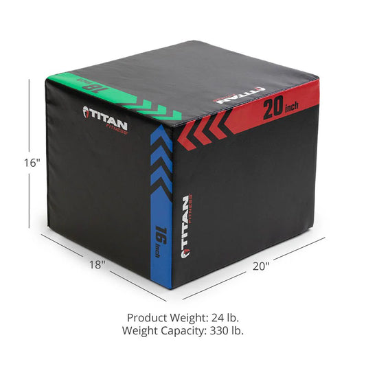 3-In-1 Heavy Foam Plyometric Box