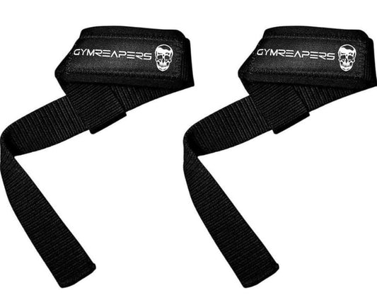 Gymreapers Lifting Wrist Straps for Weightlifting, Bodybuilding, Powerlifting, Strength Training, & Deadlifts - Padded Neoprene with 18 inch Cotton